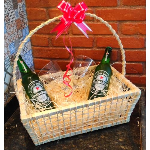 Cesta Barca Em Palha Natural Para Presente Grande