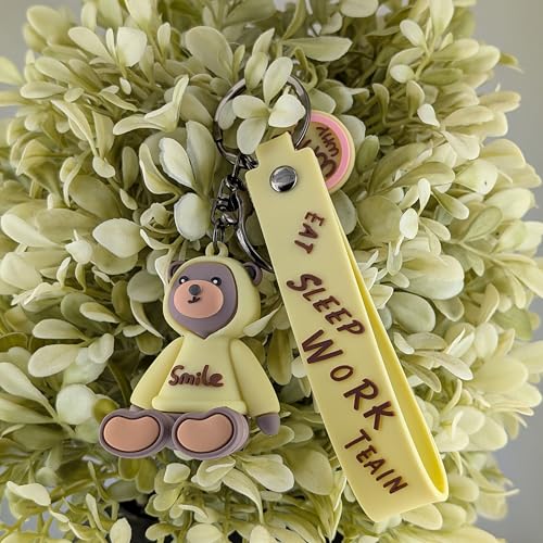 Image of OTTAVO Cute Cartoon 3D Silicone High -Quality PVC Material Keychain, Suitable for Boys and Girls - Pack of 1.