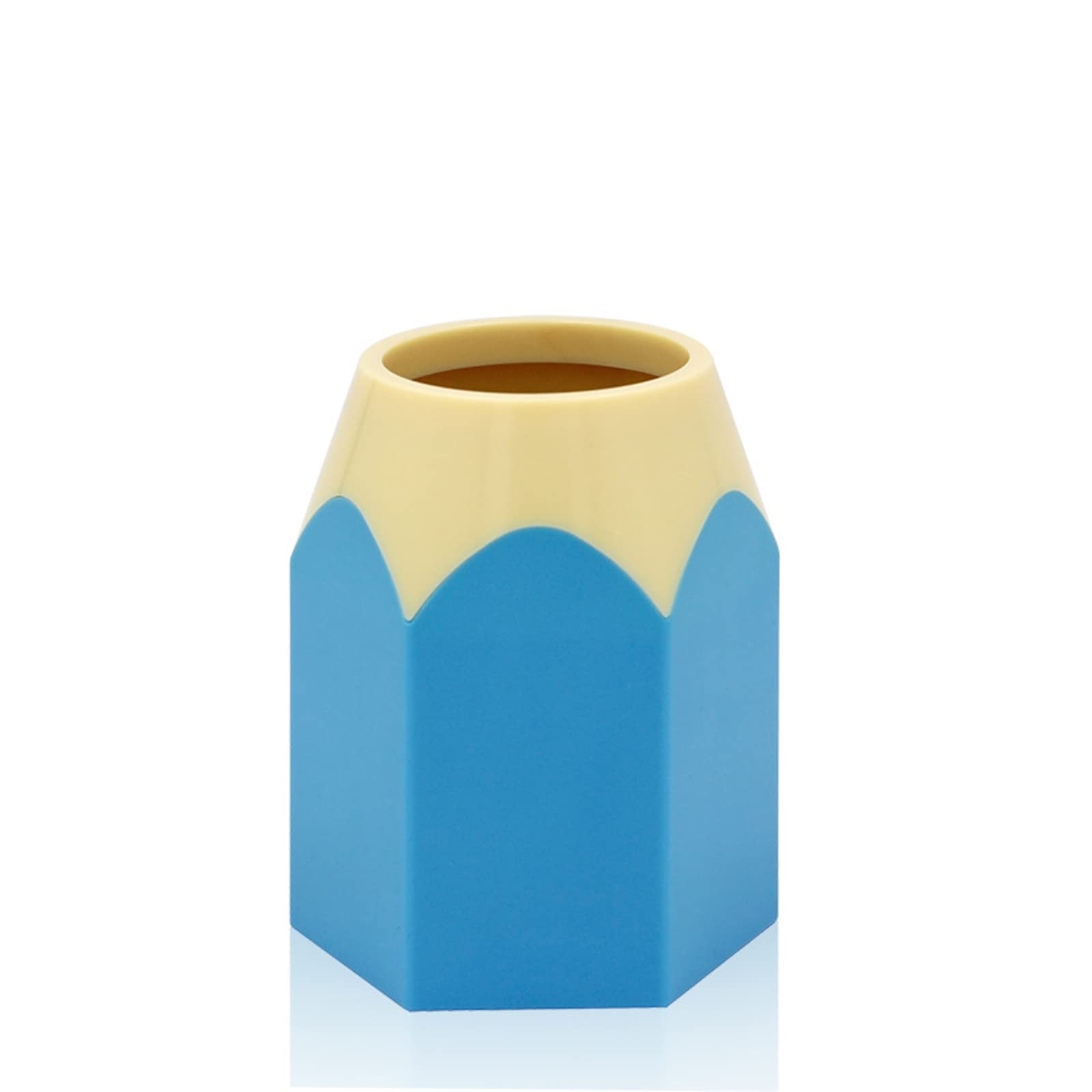 Tophomer Blue Pencil Holder For Stationery, Decor, Desk, Storage Organizer To Keep Your Desk Tidy ( Pencil Type), Pack Of 1