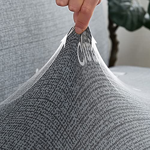 Funda de clic-clac elástica para proteger sofás sin reposabrazos con tejido lavable de elastano 3