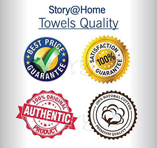 Image of Story@Home Cotton Towel Set of 6 | Hand Towel | Bath Towels | Navy Blue | 100% Cotton Soft Towel | Bath Towels for Men, Women & Kids | 450 GSM | Gym Towel | Perfect for Everyday Use