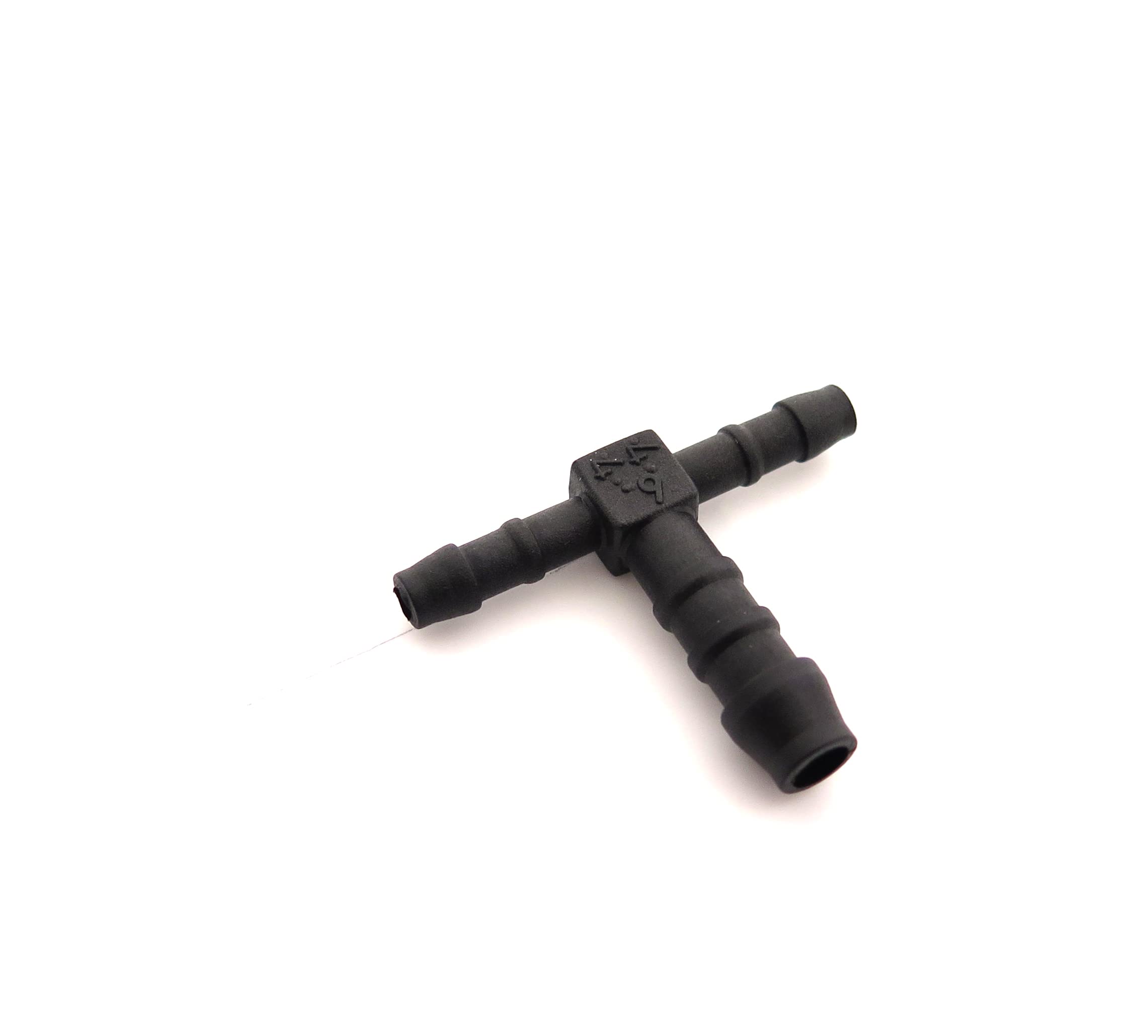 2x Hose Tube Pipe 3-way T-Piece Splitter 6mm to 2x 4mm Tube Pipe Connector Joiner Air Fuel Water - FREE FIRST CLASS UK POSTAGE!
