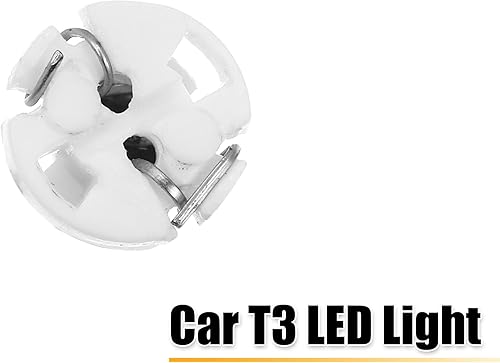 Miniatura 4 de X AUTOHAUX 10 Uds verde T3 3030 LED 12V coche interior panel de instrumentos Dash Cluster Gauge bulbos luz tablero indicador advertencia luces