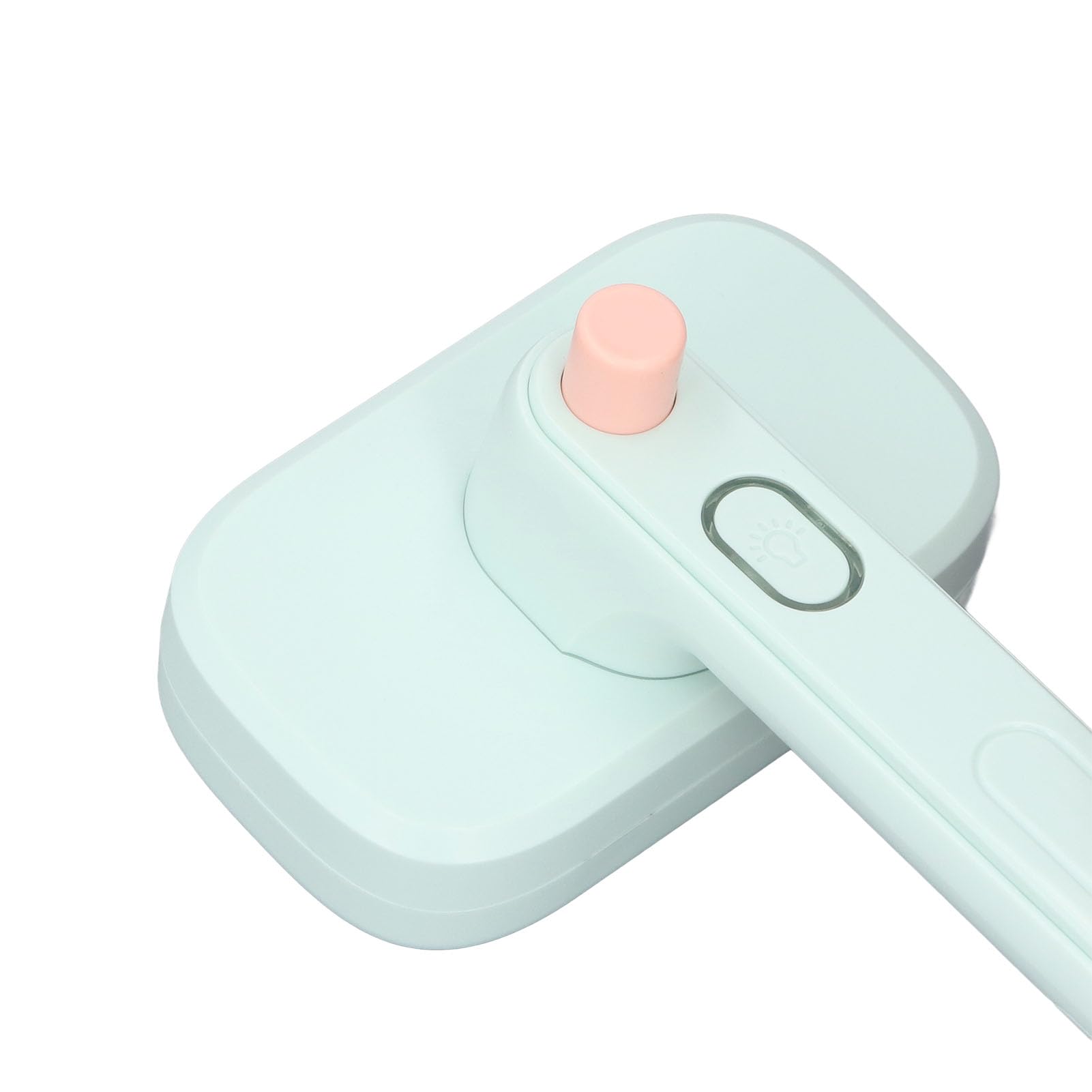 Cepillo para quitar pelo de mascotas con función de autolimpieza y dientes de peine con pasador de iones negativos para depilación con efecto de masaje para gatos y perros (Verde)