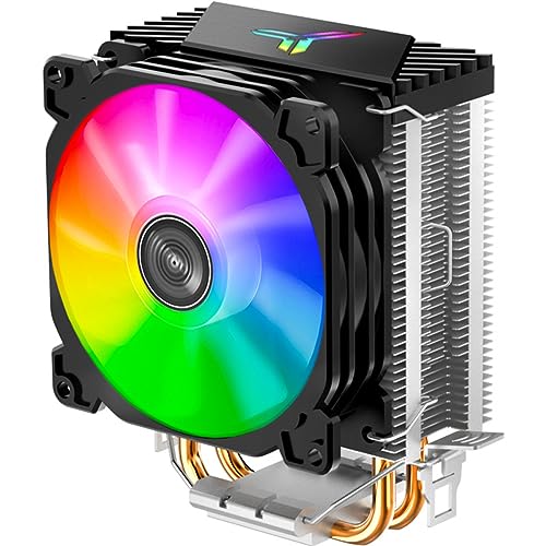 HOMSFOU ventilador de la CPU enfriador de aire de la CPU Black