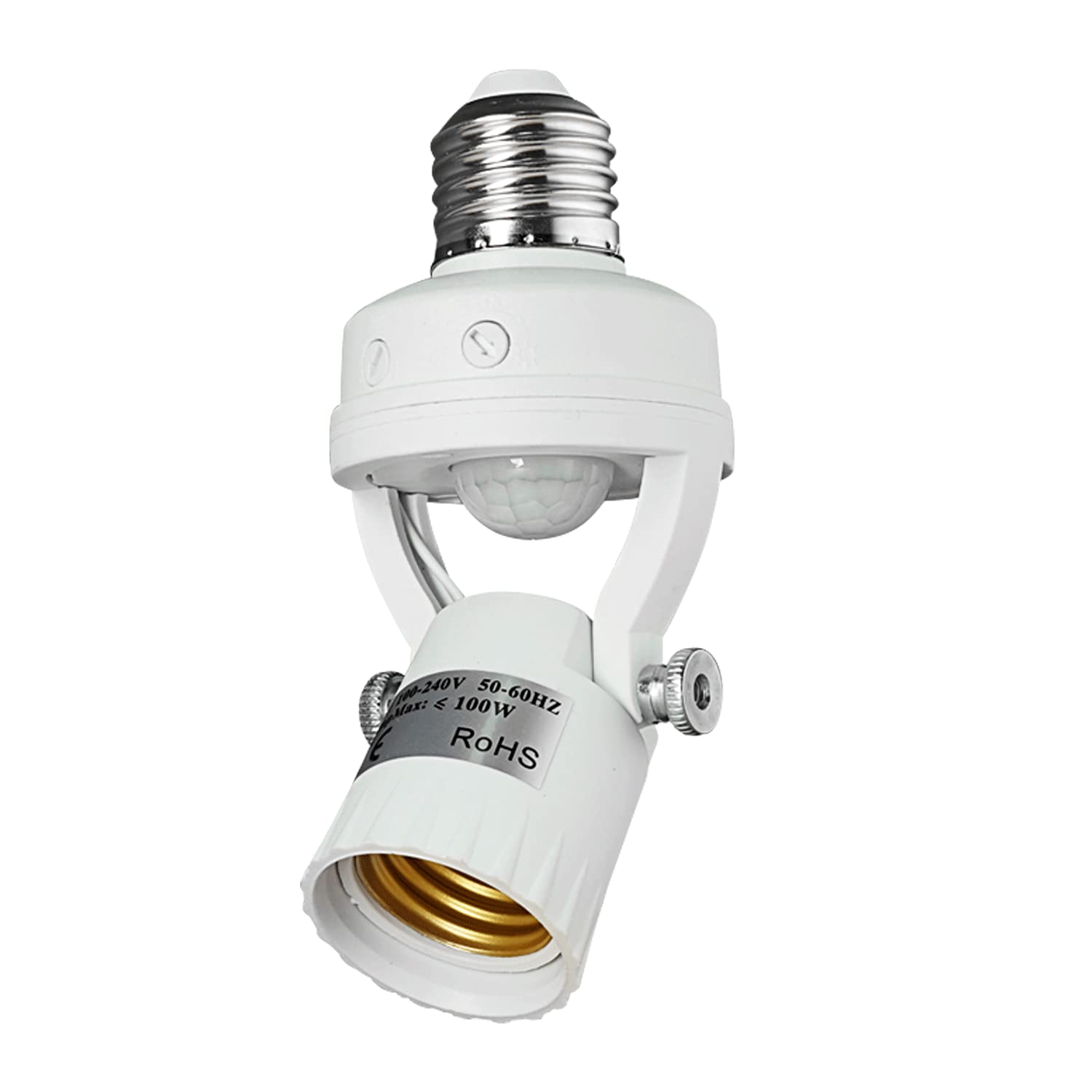 E27 E26 PIR Motion Sensor Lamps Holder 110-240V Detector Base Light Switch With Light Control Smart Bulb Socket Adapter