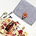 FOMIYES 4pcs Portable Storage Bag Travel Organizer for Six Bottles Compact Felt Pouch for Essential Oils for Home and Outdoor Use