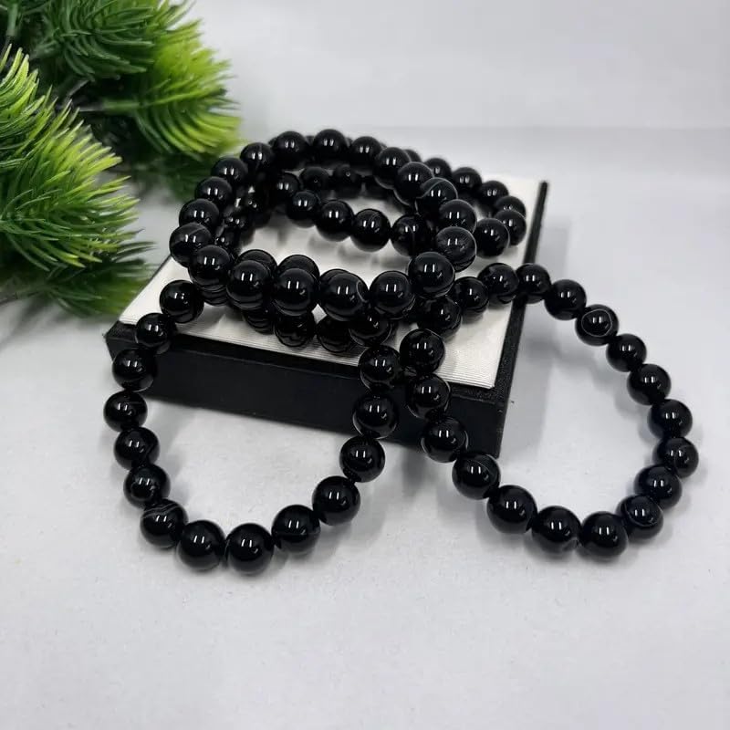 Pulsera turmalina negra unisex protectora