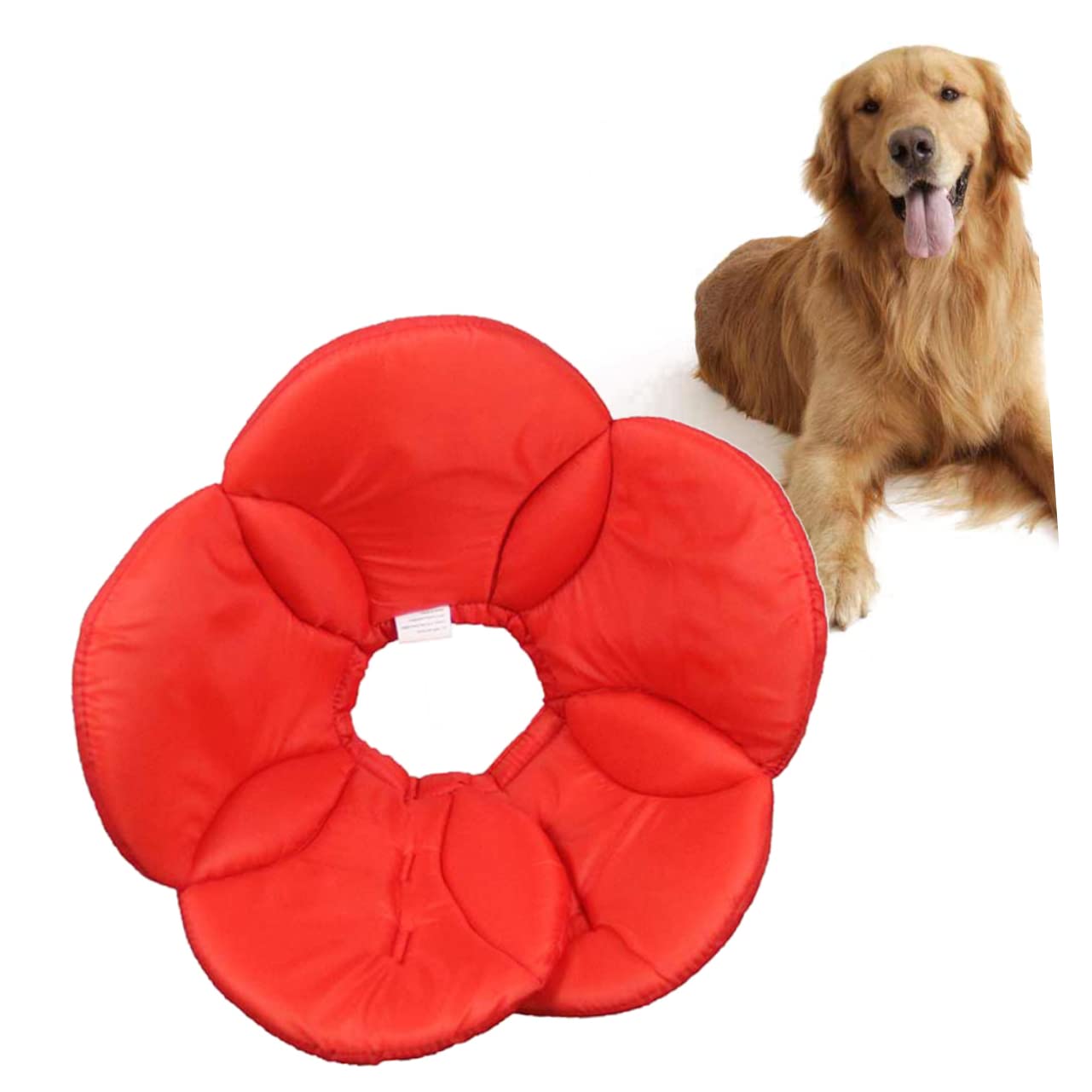 INOOMP 3 Pz collare per animali in poliestere accessori cane accessori per cane collari per animali domestici collare a cono per cani morbido collare antimorso per cani cover protettiva