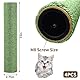 Kathson 4PCS Katze Kratzbaum Ersatz 15“ natürliche Jute Ersatz Erweiterung Kratzbaum für Katzen Baum DIY Handwerk Refill Pole Teile Hanf Seil Kratzer Klettern Sitzstange für Innen Kätzchen Grün