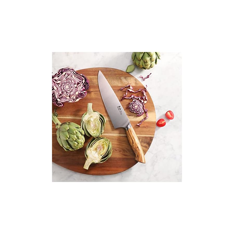 Cangshan OLIV Series 8-Inch Chef's Knife, Forged Swedish 14C28N Steel, 501561