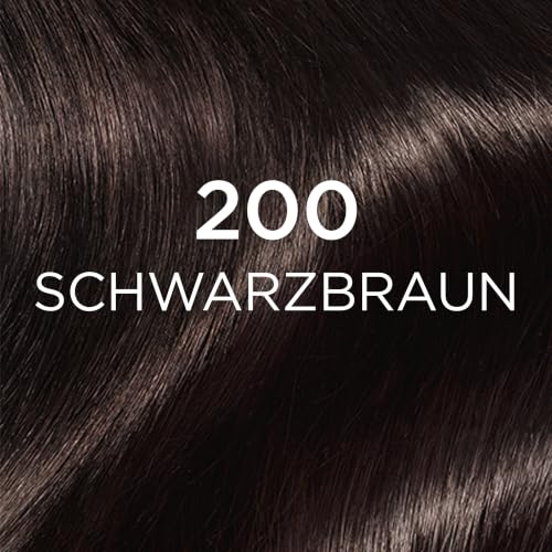 L'Oréal Paris Coloration ohne Ammoniak und Silikone, Pflegende Intensivtönung mit Glanz-Reflex-Balsam, Casting Crème Gloss Haarfarbe, Nr. 200 Schwarzbraun (Braun), 1 Stück