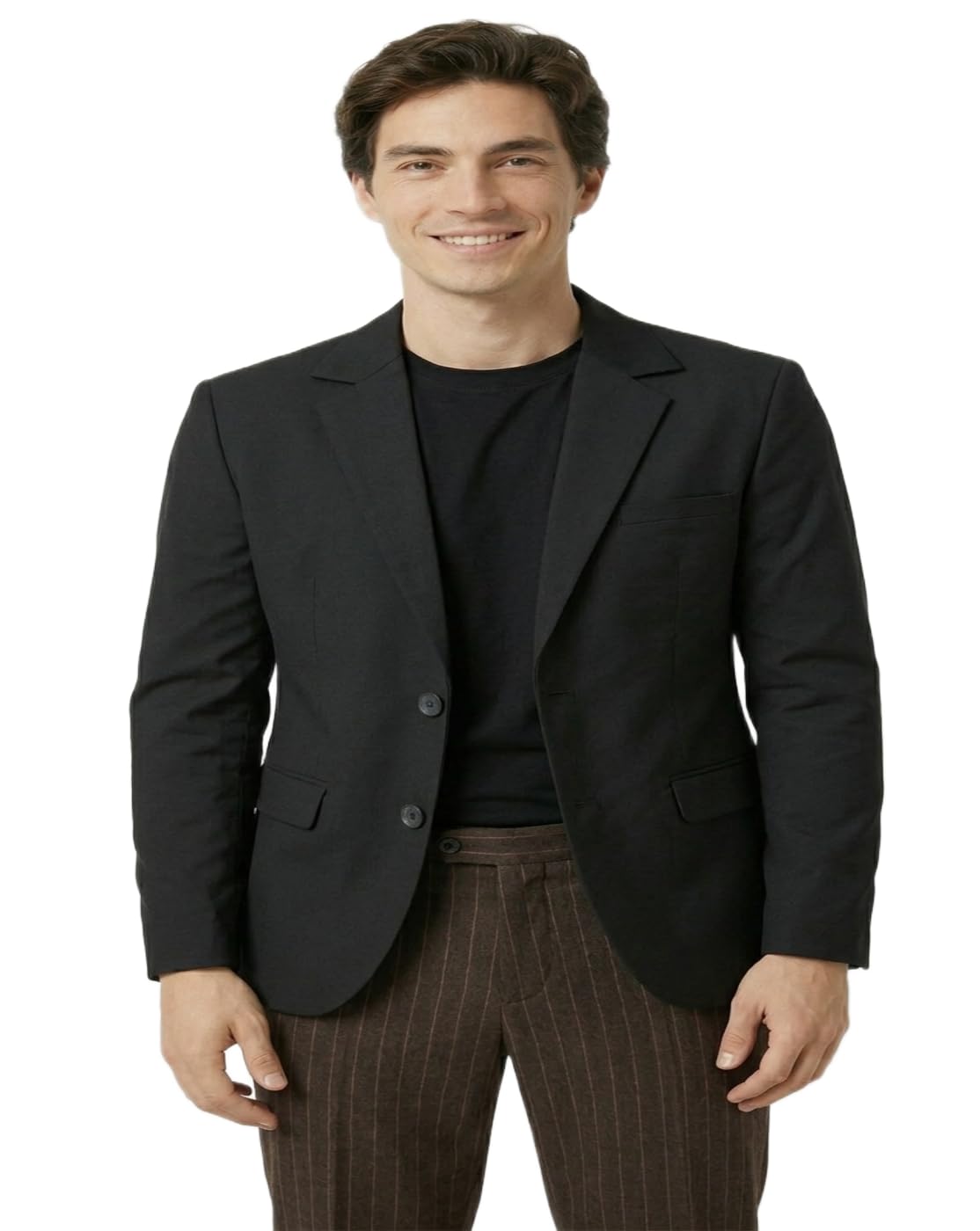 maykr Mens Black Blazer Slim Fit, Mens Black Blazer for Advocates 1-picture-43