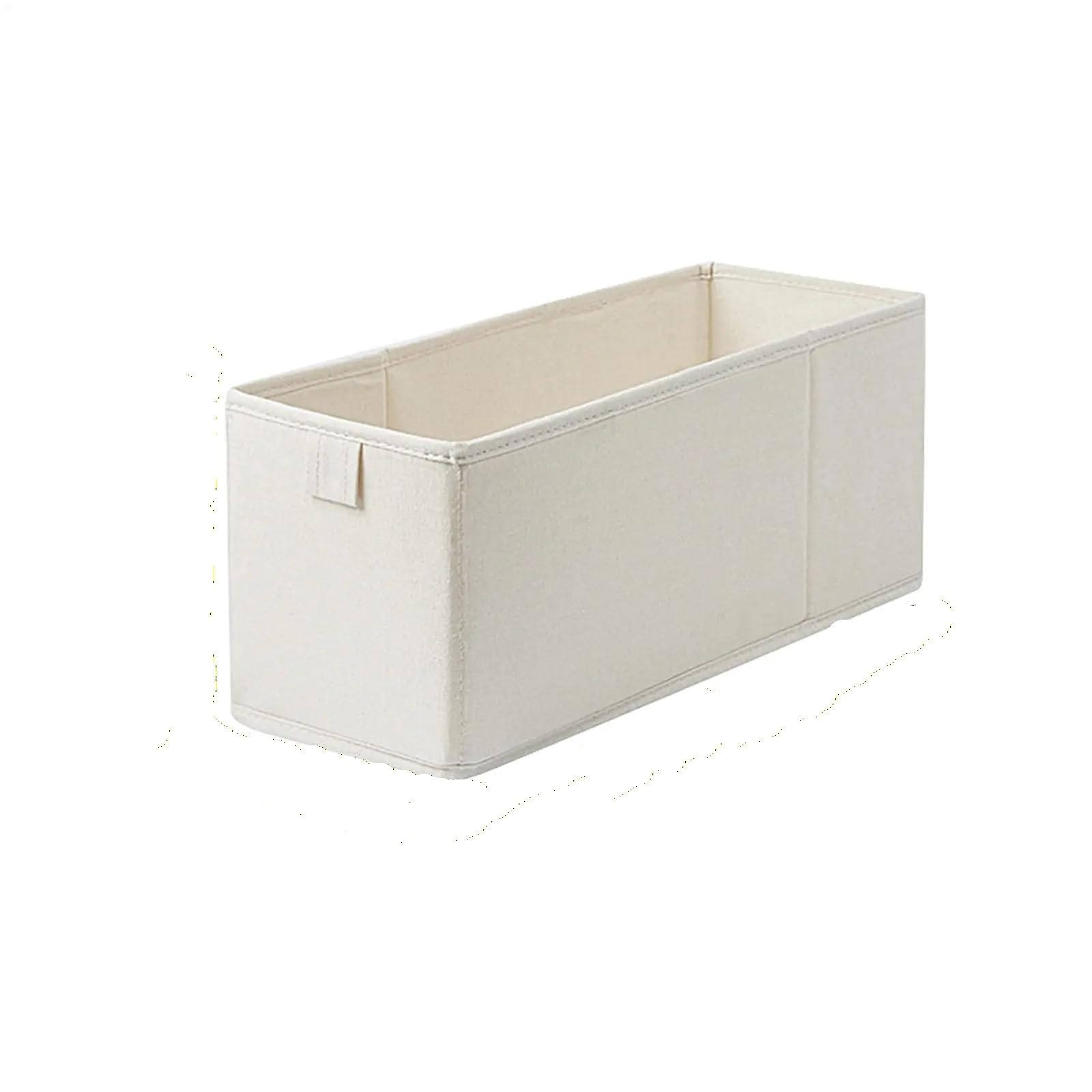 GYTTDERFL Sock Organiser Long Storage Container Bin Space-Saving Foldable Fabric Bins and Stable Sock Underwear Organizer for Drawer
