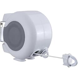 Tendedero Retractil Casero Metaltex 40.63.78 Tendedero retráctil, Blanco, 30 m