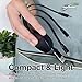 BoxWave Cable Compatible with Tecno Spark 7 Pro - AllCharge PD miniSync (100W), Retractable High-Speed Charging Portable USB Cable - Jet Black