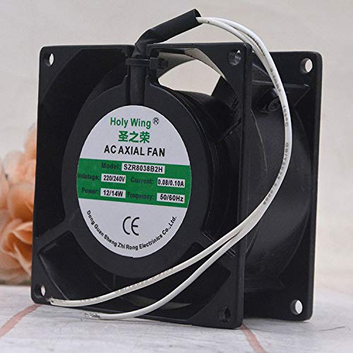 220V 0.08/0.10A SZR8038B2H 8038 8CM high Temperature Resistant Fan