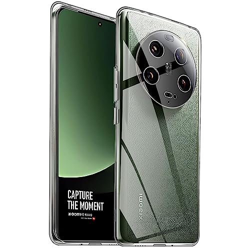 Verco Funda Carcasa para Moviles Xiaomi 13 Ultra, Funda Transparente Delgada Silicona Transparente