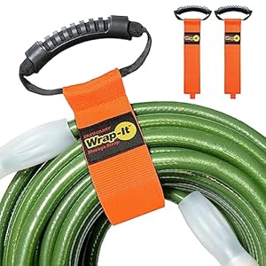 Wrap-It Easy Carry Storage Strap 28' Orange 2-Pack