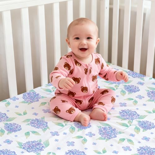 Image of UOMNY Crib Sheet,Boys Girls Crib Sheets Baby Sheet for Standard Crib and Toddler Mattresses Nursery Bedding Sheet Crib Mattress Sheets for Boys and Girls 1 Pack Toddler Sheet
