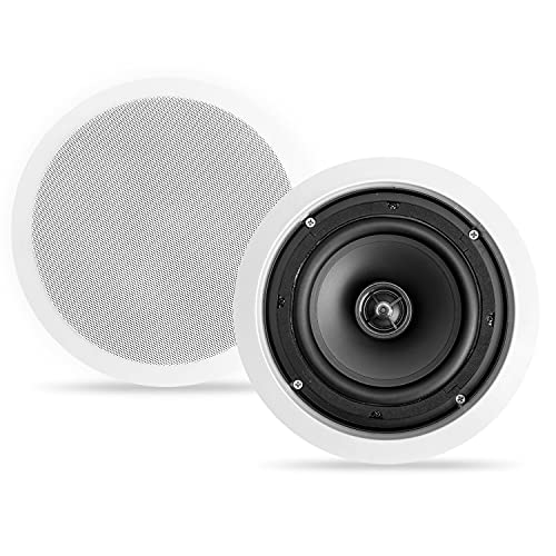 CT Sounds Bio 6.5â€ 2-Way Weatherproof in-Ceiling Speakers (Single) - Home Theater, Outdoor Kitchen, Patio Speakers