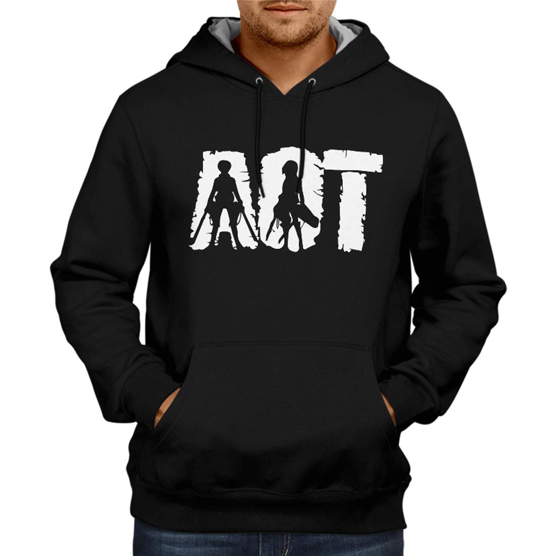 FASHION AND YOUTHMen's Cotton Hooded Sweatshirt
