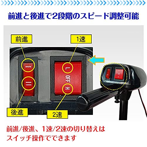 Amazon.co.jp: Fkstyle 船外機 2馬力 未満 ボート 免許不要 電動 