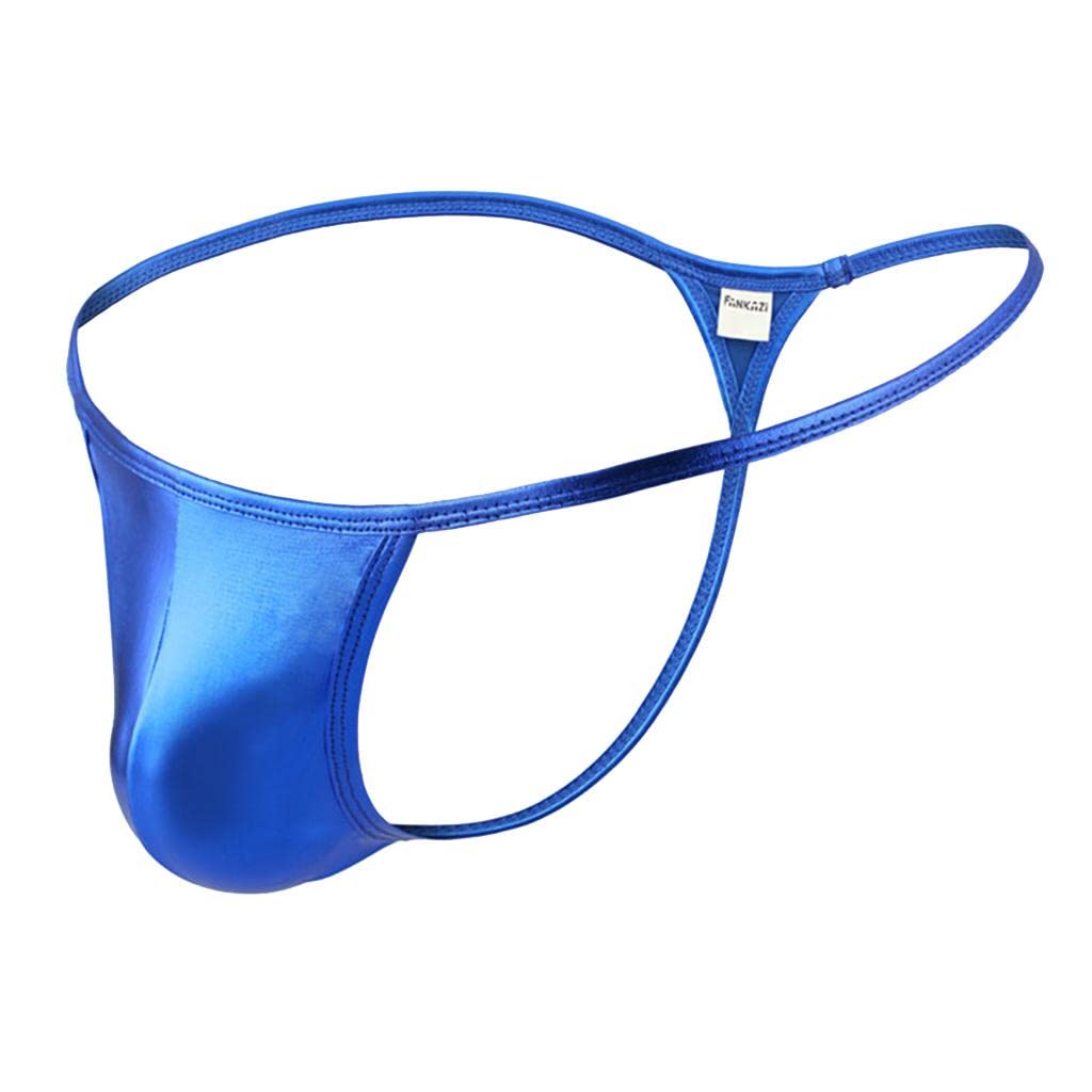 Mens Briefs G-String Thongs Jockstrap Underwear T-Back Shorts Blue L | Clothing Shoes & Accessories | Mens Clothing | Underwear | 1 Piece Mens Underwear-image-3