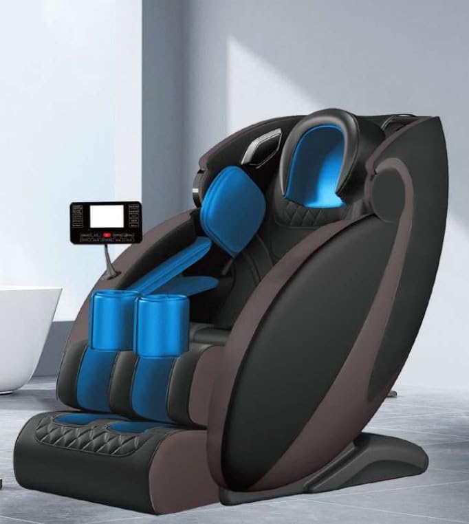 Image of Luxury 5D Full Body Massage Chair | Shiatsu & Air Pressure Massage with Heating | Zero Gravity Recliner for Neck, Back, Legs & Feet | Home Relaxation & Wellness Chair