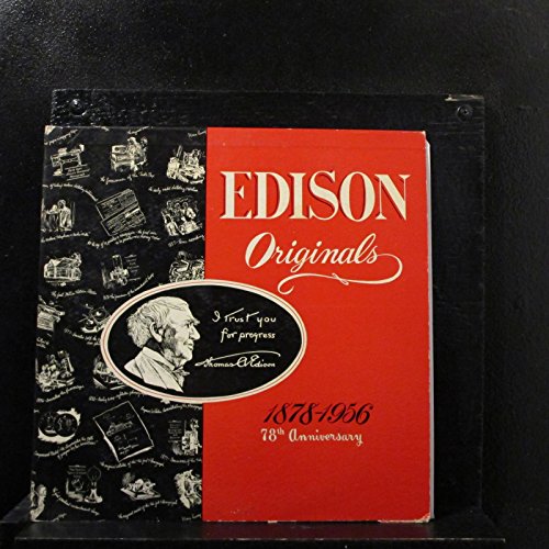 Thomas Alva Edison - Edison Originals 1878-1956 78th Anniversary - Lp Vinyl Record