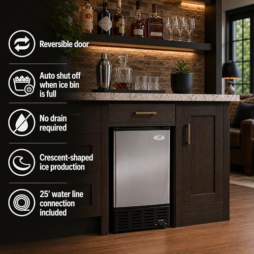 Fabricadora de Hielo Undercounter Acero Inoxidable miniatura 4
