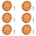LUNKUIVY 6 PCS Decal Remover Eraser Wheel Tool Kit, 4 Inch Adhesive Removal Tool Heavy Duty Rubber Eraser Wheel with Drill Adapter for Car RV Motorcycle Window Remove Adhesive Sticker Pinstripe