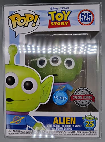 En Oferta Pop Funko Tees Disney Pixar Toy Story Pizza Planet T-Shirt &Amp; Alien (Translucent Glitter) Size L