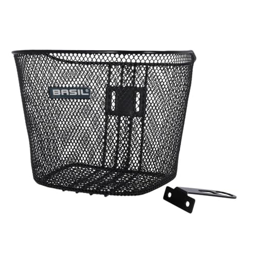 Basil Fahrradkorb Cestino Da Bici Per Bambini, Toronto, Black, One Size, 30001, Nero, Taglia Unica