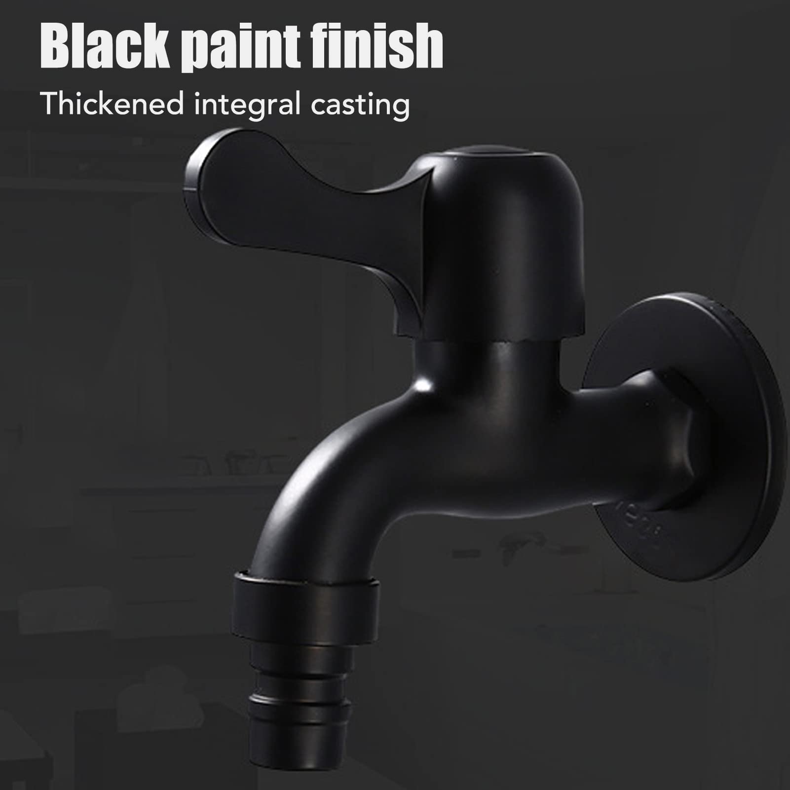 Wall Mount Water Faucet 304 Stainless Steel G1 2 Caliber Wall Mounted Long Single Cold Water Tap Washing — view 5