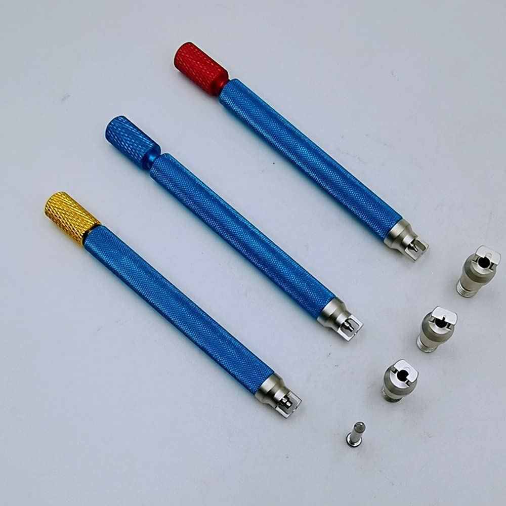 MOUDOAUER Juego de herramientas de mantenimiento 6 en 1 de acero duradero para relojes, herramientas de mantenimiento y reparación de relojeros, accesorios de reloj
