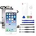 LWMTT LCD Display Ersatz Bildschirm für iPhone 7 Plus Weiß, Digitales Touch Screen Ersatz für Komplette Montage mit Werkzeugset zur Reparatur, Display Schutzfolie