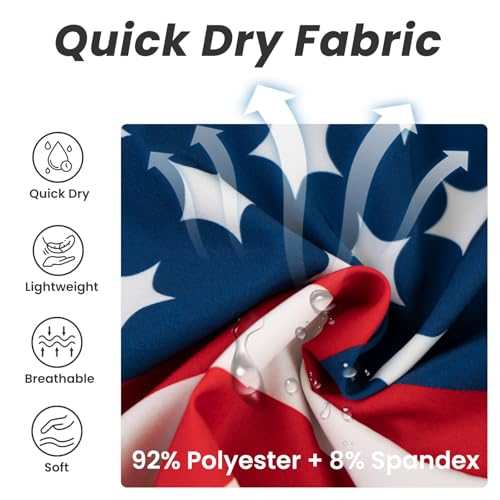 Image of HOdo Mens Swim Trunks with Mesh Liner 9 inch Quick Dry Swim Shorts Bathing Suits for Men Swimwear Board Shorts wiht Pockets