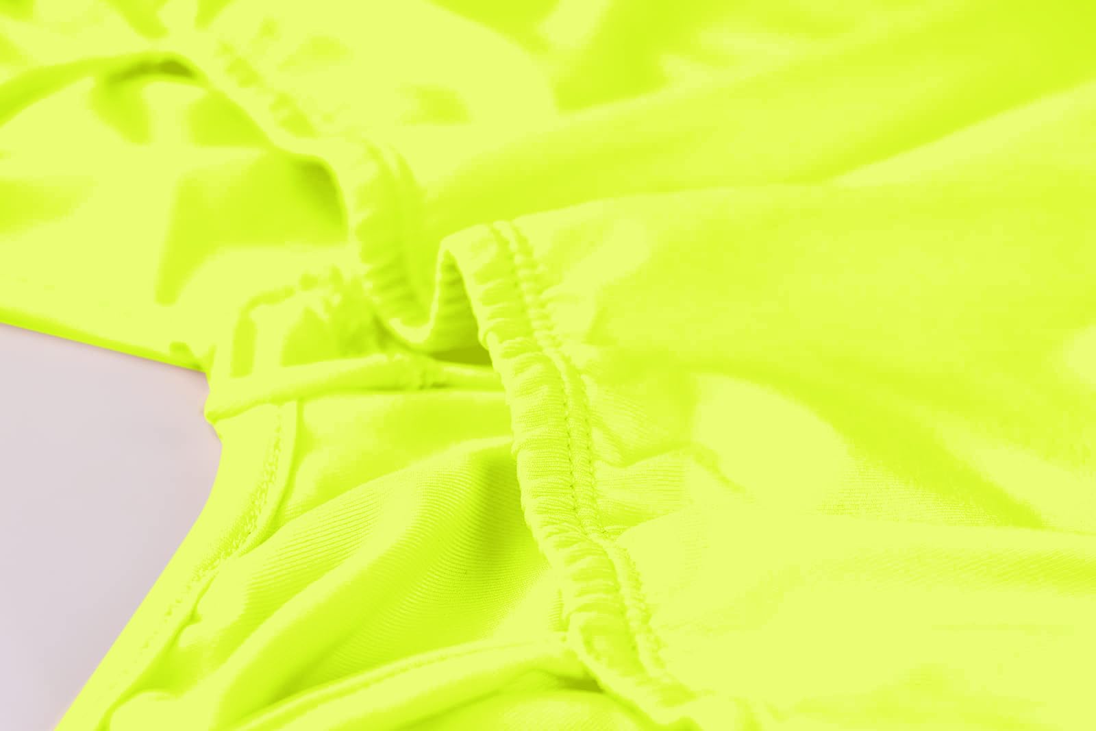 Meladyan Women Sexy Long Sleeve Mesh Crop Top Solid Cover Up Spaghetti Strap Slim Fit Corset Cami 2 pieces Clubwear