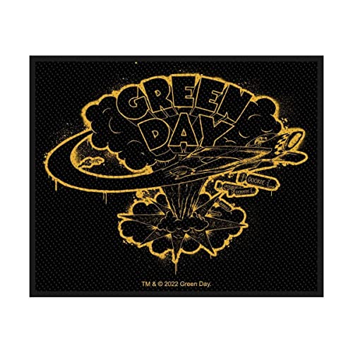 Razamataz Green Day – Dookie Patch à coudre ?, Noir , ca. 8x 10cm