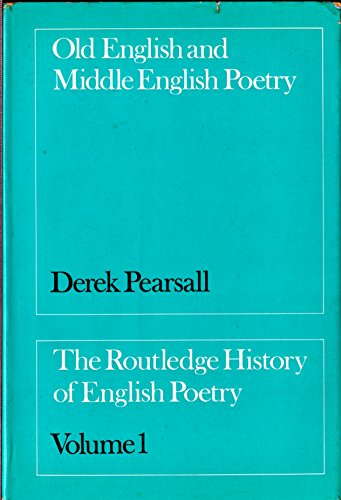 The Routledge History of English Poetry Volume ... 0710083963 Book Cover