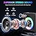 Karaoke Machine, Portable Bluetooth 5.3 Speaker with 2 Wireless Microphones for Adults, PA System with Pitch Correction & Echo Adjustment, Supports TWS/TF Card/USB/AUX/Live for Home Party