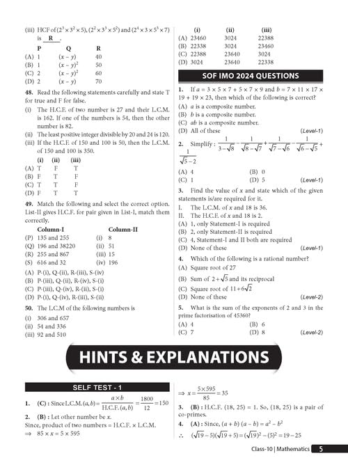 Image of (Old Edition)Olympiad Prep-Guide Mathematics Class - 10