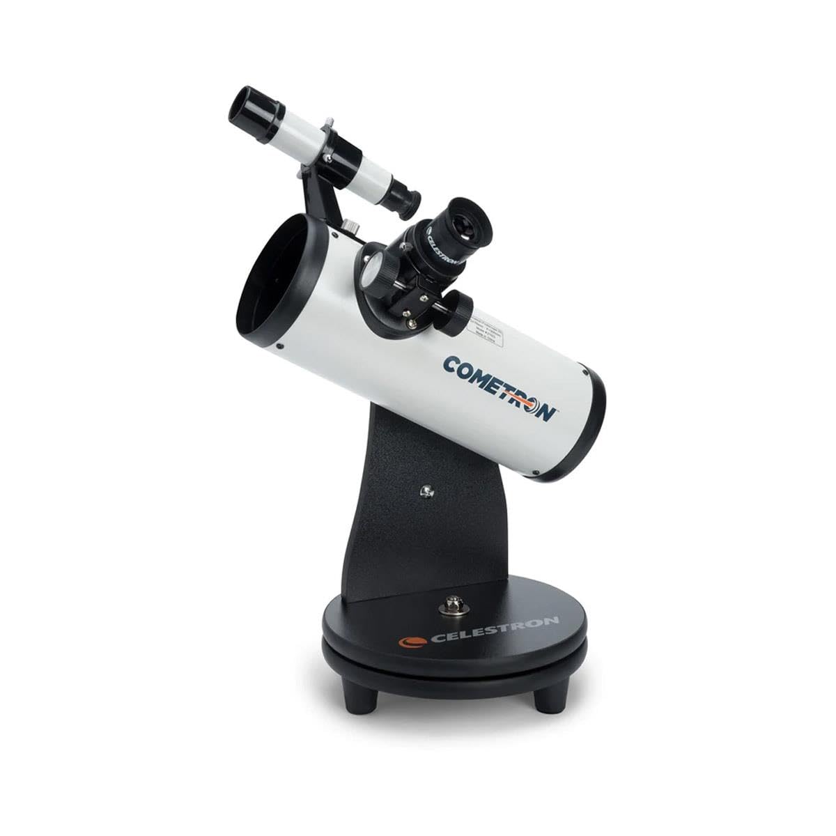 Celestron – 76mm Cometron Firstscope – Compact And Portable Tabletop Dobsonian Telescope – Ideal Telescope For Beginners – Includes 5X24 Finderscope – Bonus Astronomy Software Package