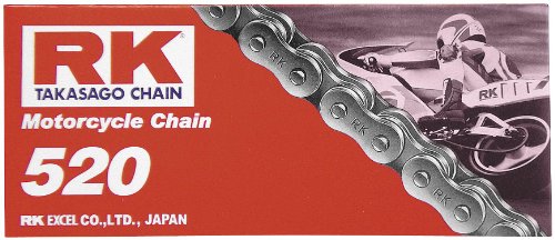 Chaîne standard RK Racing Chain M520-112 à 112 maillons pour moto