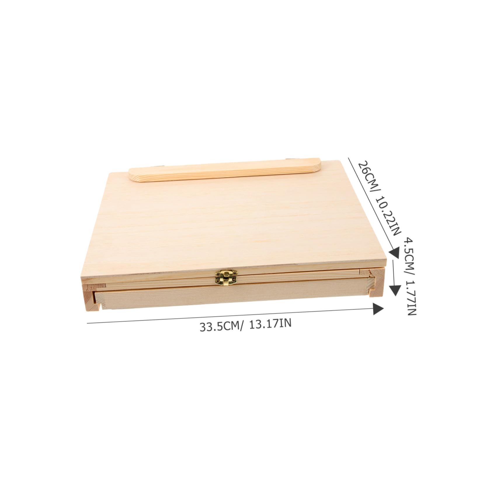 TEHAUX Tablero De Dibujo Portátil Con Almacenamiento De Madera Duradera Para Artistas y Pintura