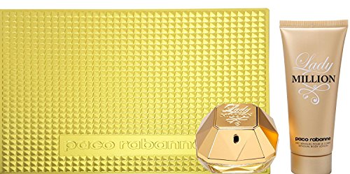 Paco Rabanne Lady Million Eau de Parfum - Loción corporal de 80 ml, 100 ml, set de regalo para ella