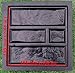 Concrete Mold Wall Stone Plaster Cement Tiles Wall Decor ABC Plastic W26 (1 Big +1 Small)
