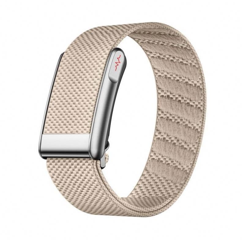 Image of Loop Smart Fitness Band Health Fitness Tracker ECG PPG Body Temperature, HRV Analysis, 30+ Sports Modes, Sleep & Stress Monitor,Subscription Free Screenless (Khaki Beige)