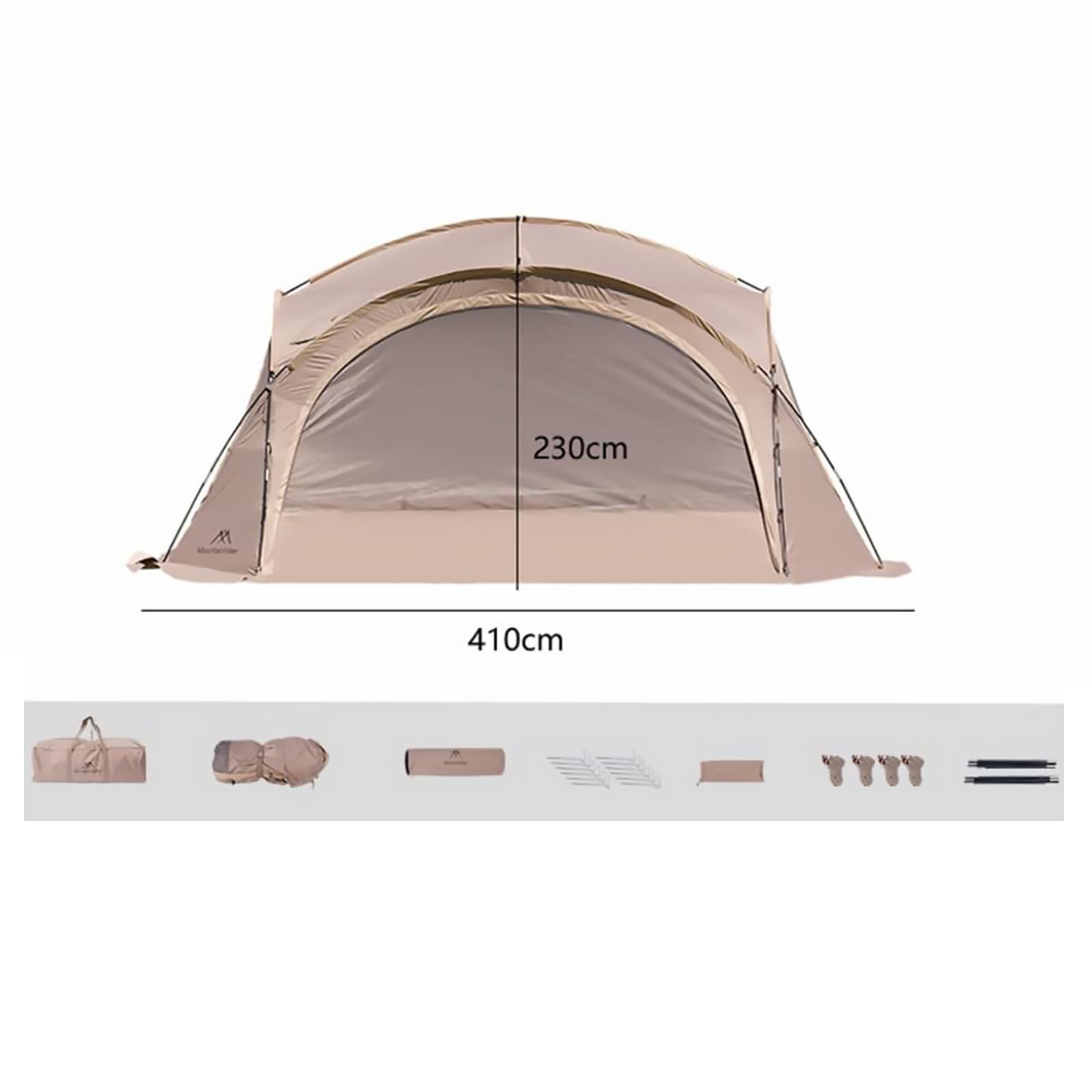 Amazon | Mountainhiker ドームテント 5~10人用 4シーズン 防水 